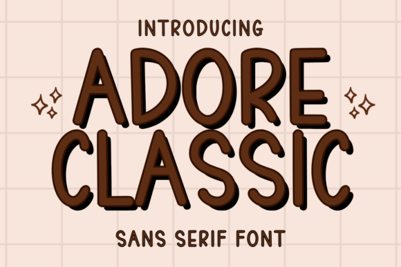 Adore Classic: A Cute Handwritten Font