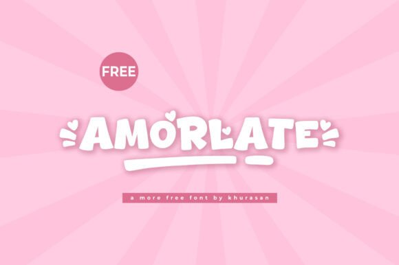 Amorlate: A Font That Speaks Volumes