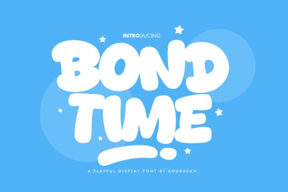 Bond Time: A Bold Display Font