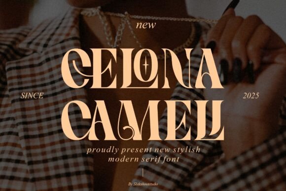 Celona Cameli: A Stylish Serif for Business Branding
