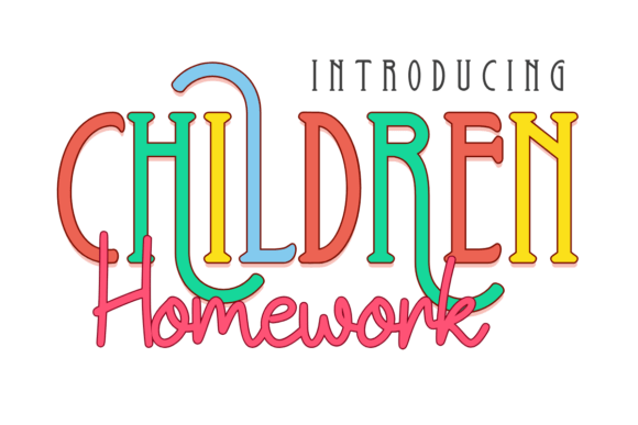 Children Homework Font Review