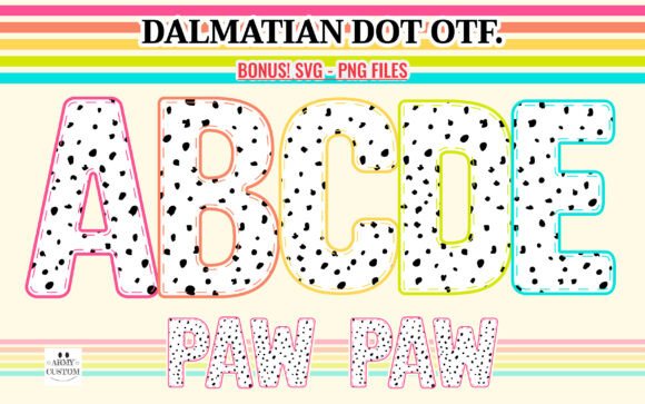 Dalmatian Dots Font for Business