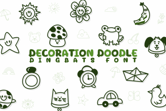 Decoration Doodle Font