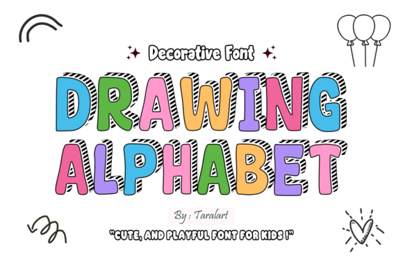 Drawing Alphabet Font Review