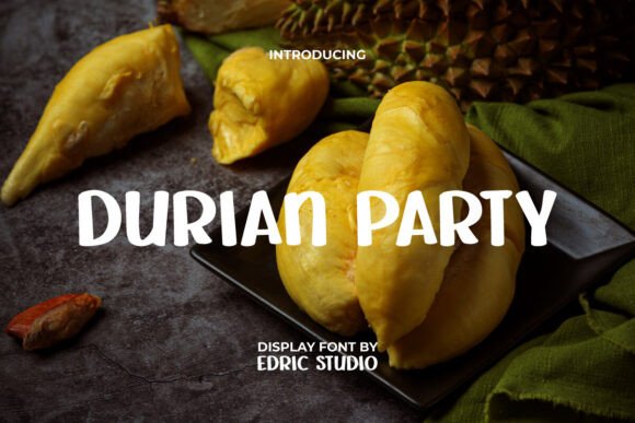 Durian Party Font for Business Branding