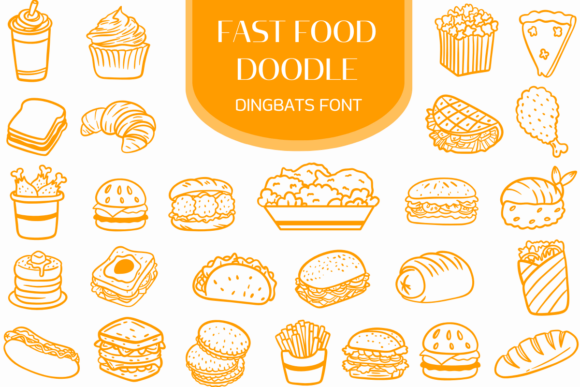 Fast Food Doodle Font
