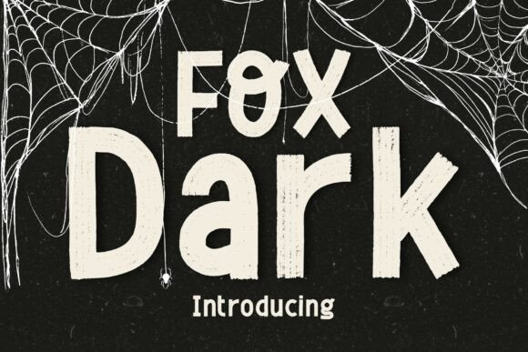 Fox Dark: A Bold Halloween Font