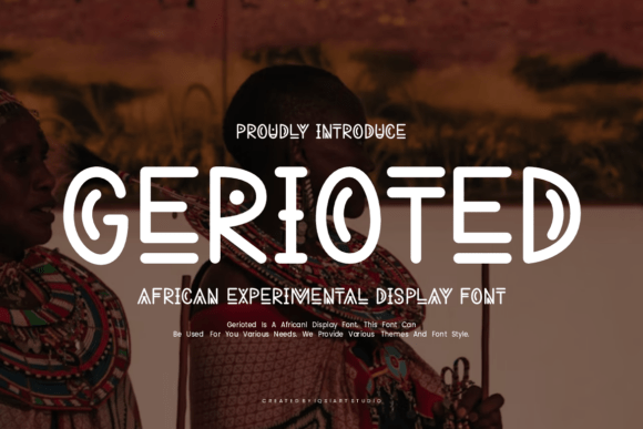 Gerioted: A Cute Decorative Font