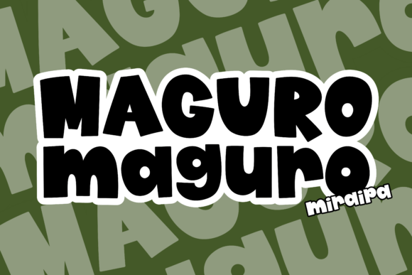 Maguro: A Cute Font for Business Branding