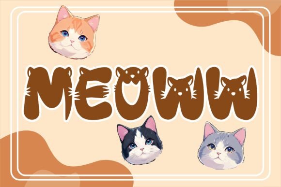 Meoow: A Chubby Font for Digital Charm