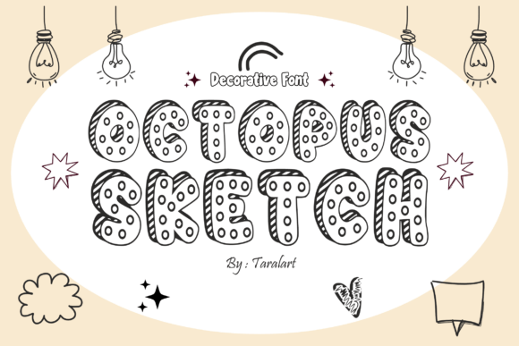 Octopus Sketch: A Cute Font for Creative Businesses