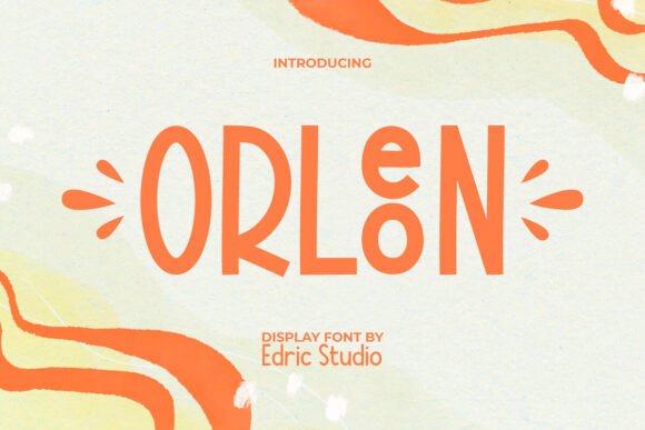 Orleon Font: A Cute Display Typeface