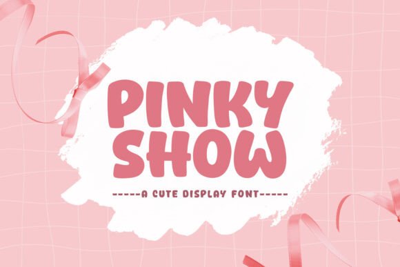 Pinky Show: A Cute Display Font for Web Design