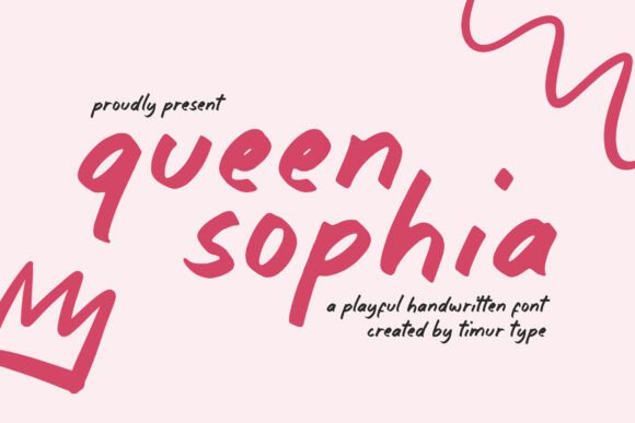 Queen Sophia Font: Playful Typography for Makers
