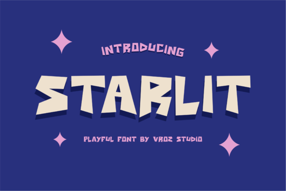 Starlit: A Playful Display Font