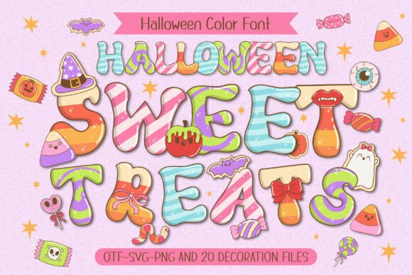 Sweettreats: A Halloween-Inspired Font