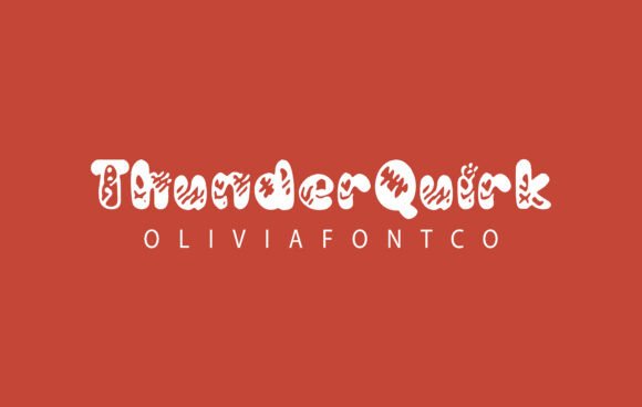 Thunderquirk: A Joyful Display Font