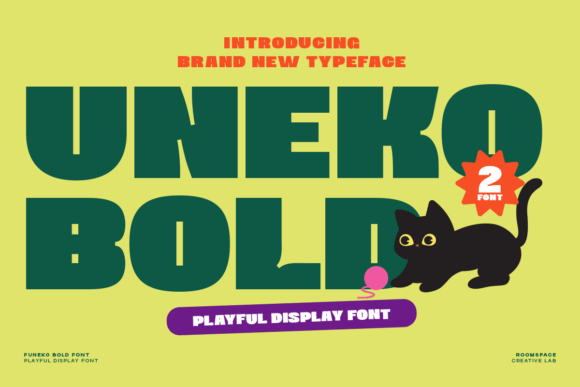 Uneko Bold: A Playful Font for Creative Makers