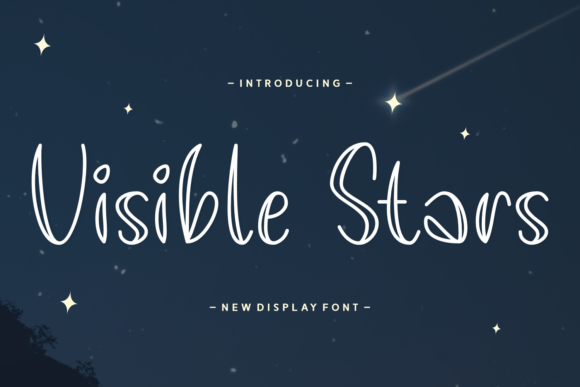 Visible Stars: A Captivating Display Font