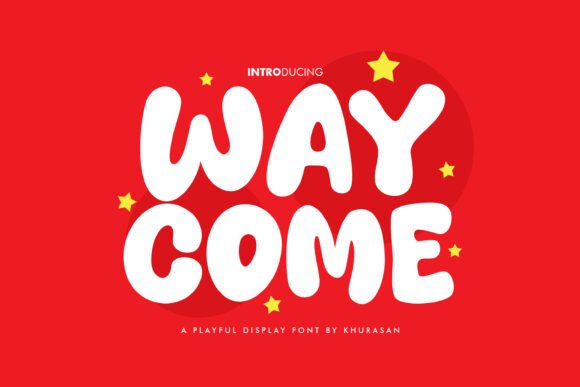 Way Come: A Modern Display Font