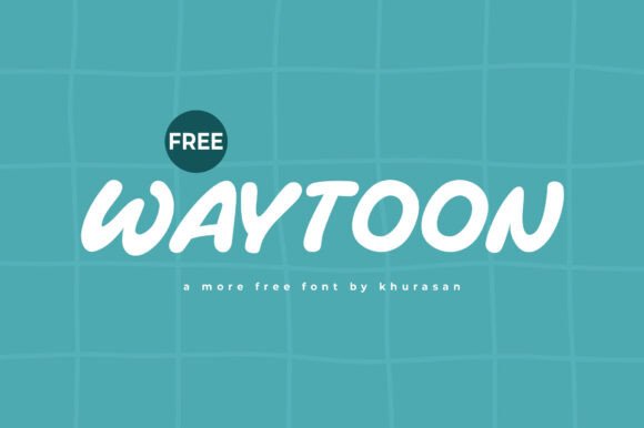 Waytoon: A Cute Font for Creative Projects