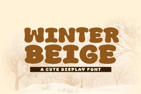 Winter Beige Font for Creative Makers